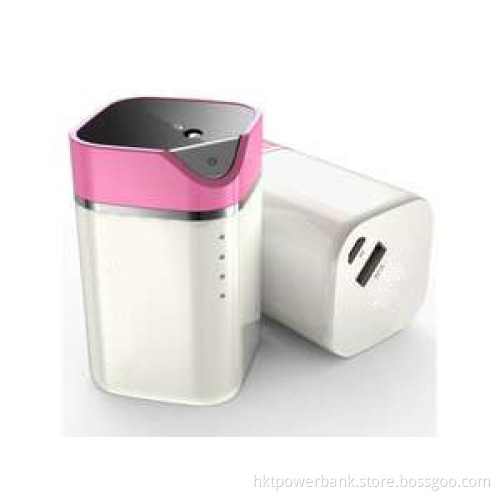 Luminouspower External Battery Pack ,7800mAh High Capacity Power Bank Portable Backup Charger for Cell Phones, Tablets & Portable Electronics (Pink & White)